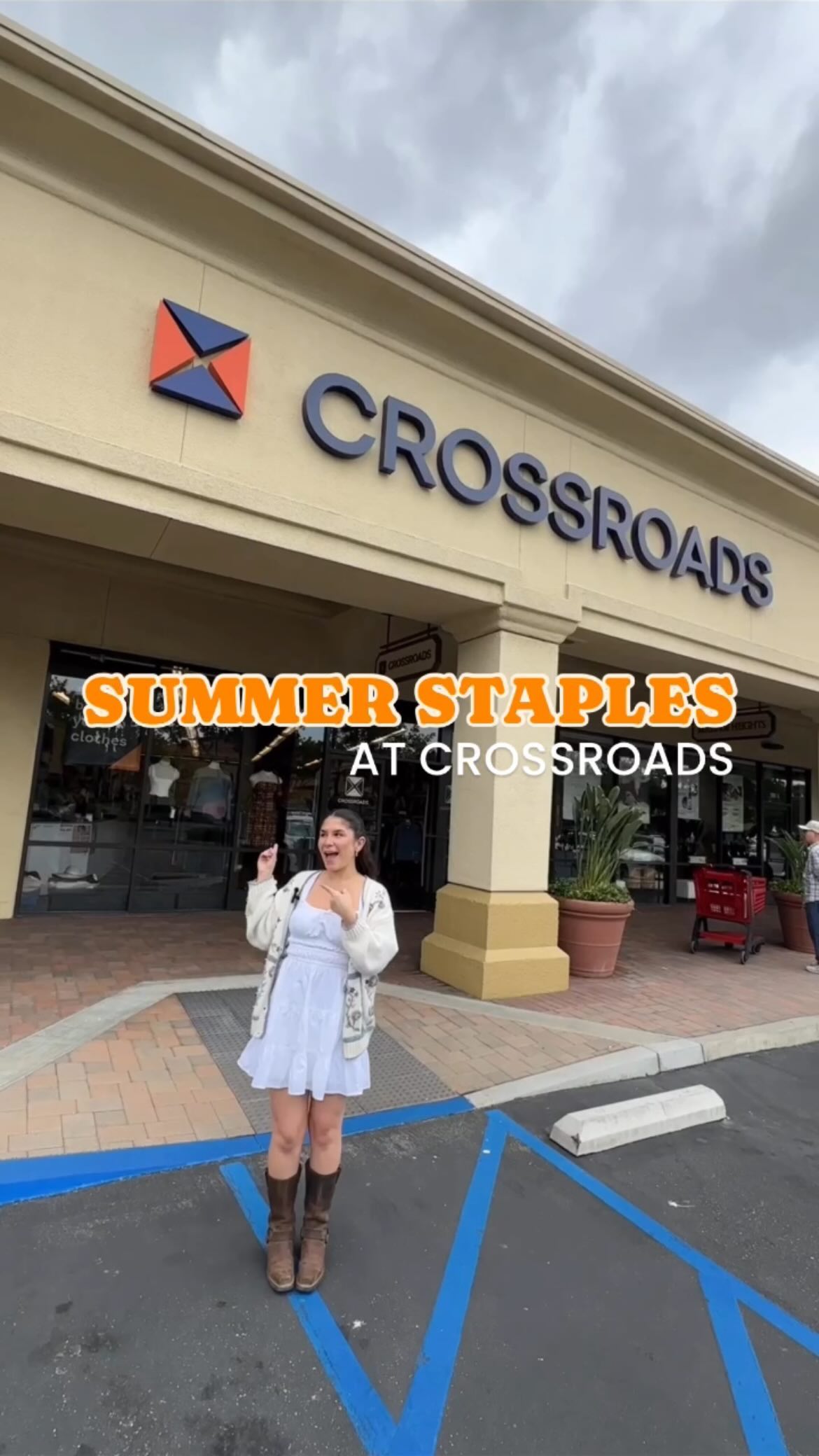 SUMMER STAPLES AT CROSSROADS 🌞

Follow along as Sarah from our Irvine store talks you through a few of our favorite summer staples. If you want a closet refresh, we have you covered. Receive 30% in cash or 50% in trade credit when you sell your preloved fashion at Crossroads. 🛍💰

Click the link in our bio to learn more about selling at Crossroads. 🧡

#crossroadstrading #crossroadsfinds #crossroadsstore #fashionfinds #buyselltrade #style #thriftfinds #consignment #shopping #womensfashion #mensfashion #fashionblogger #ootd #fashion #thrift #sustainablefashion #secondhandfirst #shopthrift #consignment #thrifted