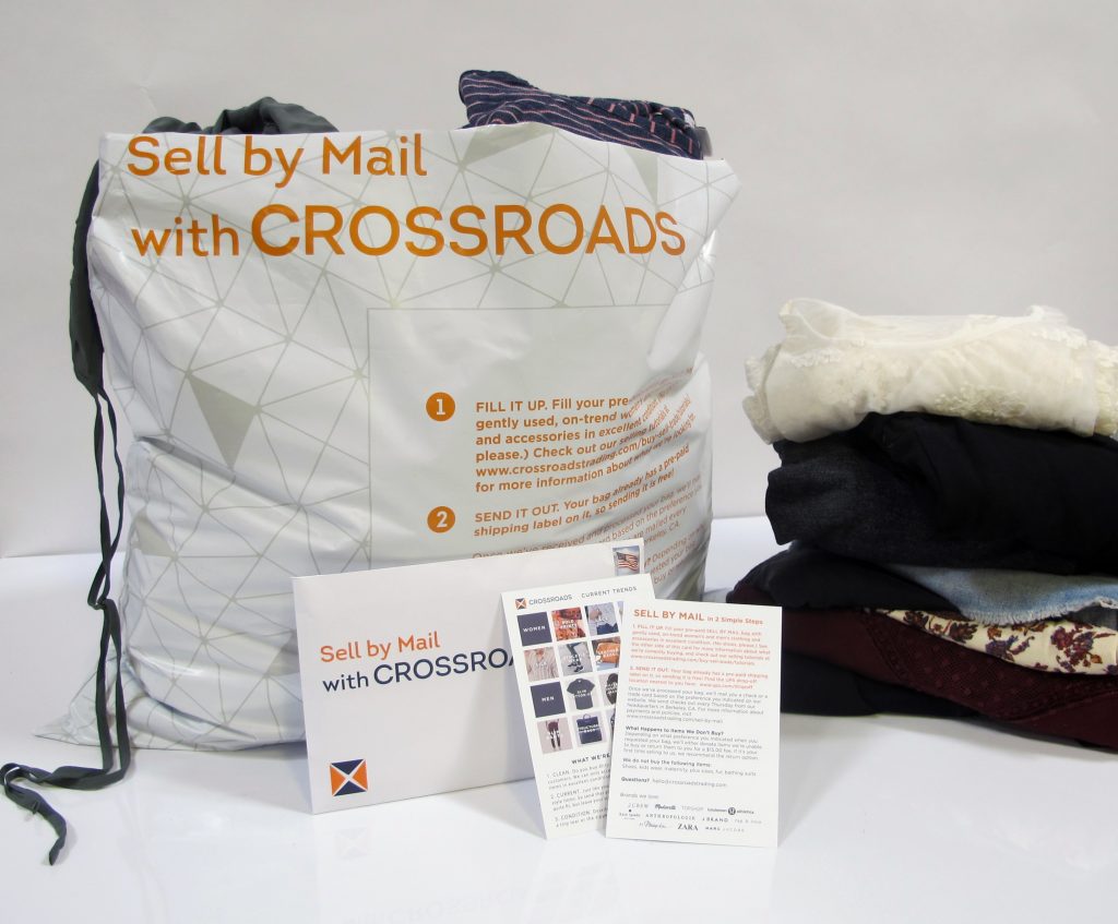 a sell by mail fashion kit from Crossroads