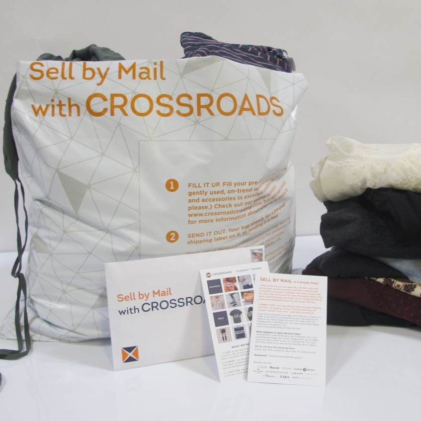 Sell by mail bag from Crossroads